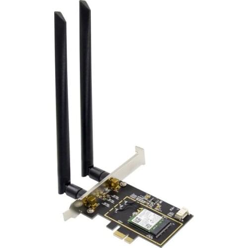 Dual Band Wifi Antenna Chip Intel 7260 867Mbps Mini Pcie 2.4G/ 5G Network Card Wireless Adapter Mini PCI-Express Bluetooth 4.0