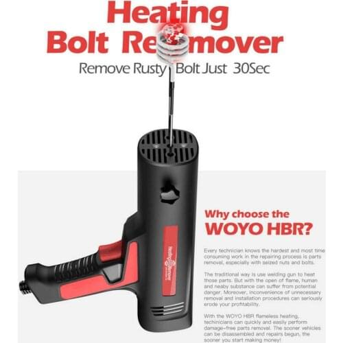 12V 110-220V Induction Heater Car Rusted Frozen Corrosive Screw Quick Remover LED Lights Flameless Bolt Heat Disassembler Safe