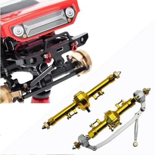 1:24 Metal Front And Rear Axle Set for Axial SCX24 AXI00002 DIY Accessory