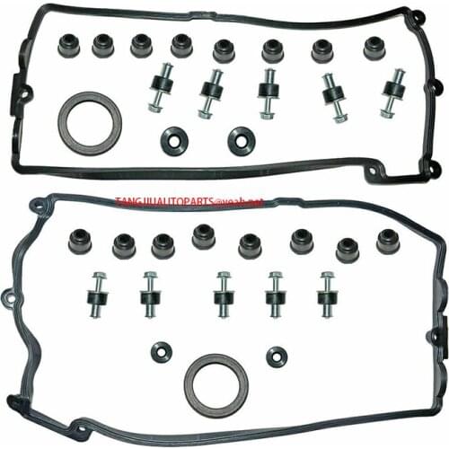1 Pairs Valve Cover Gasket Set Fit BMW 550I 2006-2010 545I 645CI 650I 745I 745LI 750I X5