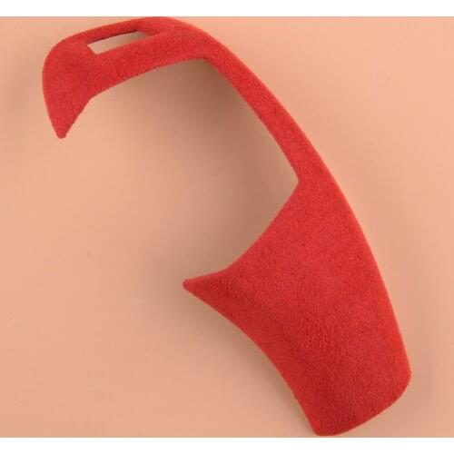 Red Gear Shift Knob Cover Trim Sticker Protector Fit For BMW X5 X6 5 Series E60 E70 E71 2008-2010 2011 2012 2013 Car Styling