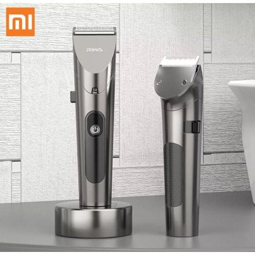 Xiaomi RIWA Hair Clipper Personal Electric Trimmer Rechargeable Strong Power Steel Cutter With LED Washable Home Simple Haircut