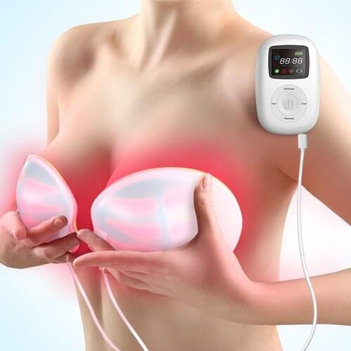 Breast enlargement breast care massager 940nm infrared red LED light therapy device physical therapy equipment for female use