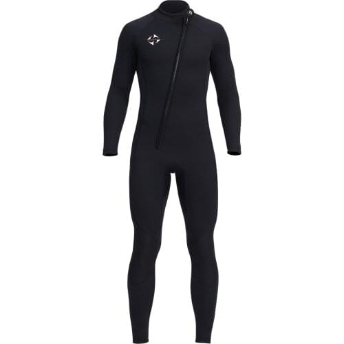 3mm Neoprene Wetsuits Unisex Full Body Scuba Diving Suits One Piece Black