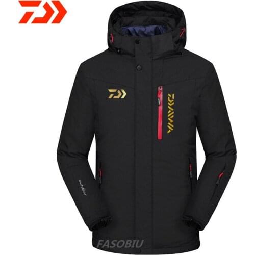 2021 Spring New Mens Daiwa Winter Fishing Jacket Waterproof Breathable Fishing Clothing Outdoor Hiking Hooded Fishing Clothes
