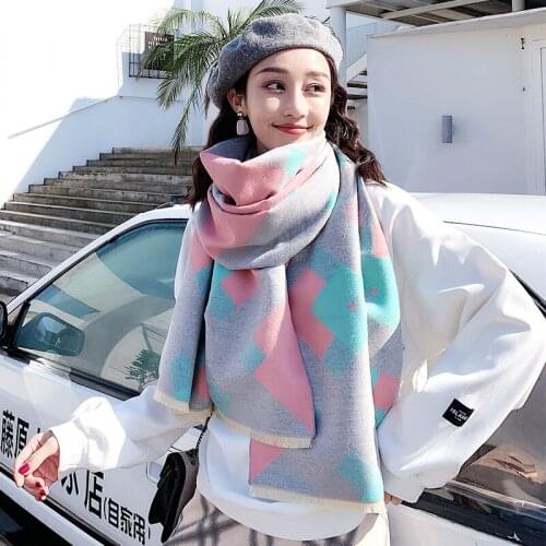 Spring And Summer New Style Warm And Anti-Cashmere Long Bib Women Long Tassel Warm Shawl Elegant Atmosphere Bib Koel Sjaal