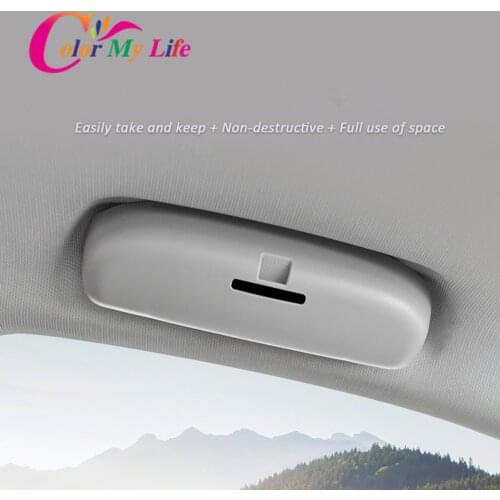 Upgrade Car Sunglasses Holder Glasses Case for Toyota Corolla Prius RAV4 CHR Camry Reiz Venza Highlander Prado Sequoia 2012-2021