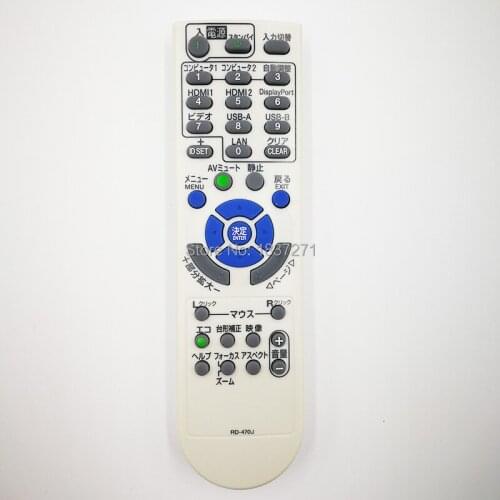 Original remote control rd-470j for nec projectors