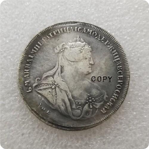 1739,1740 RUSSIA 1 ROUBLE Copy Coin commemorative coins-replica coins medal coins collectibles