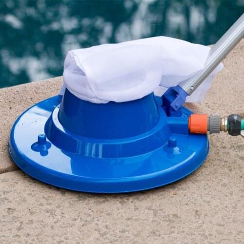 Swimming Pool Vacuum Cleaner Flexible Suction Head Brush Bag Leaf Cleaning Tool