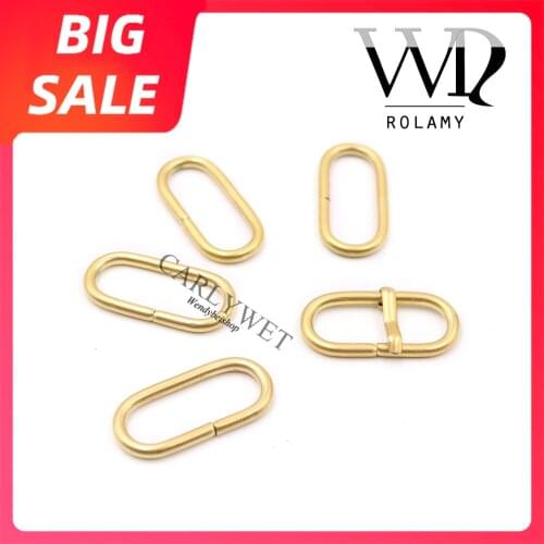 Rolamy 18 20 22mm Top Quality Black Gold Silver Replacement Zulu Rings Loops Circles for Nylon Watch Band Strap Belt For Nato