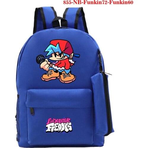 Girls Boys Friday Night Funkin Backpack Children 2Pcs Set School Bag High Quality Zipper Bookbags Teens Catoon Knapsack Mochilas