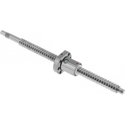 SFU1204 1605 1610 600 700 800 850 900 1150mm Rolled Ball Screw C7 with 1204 Flange Single Ball Nut BK/BF10 End Machined CNC