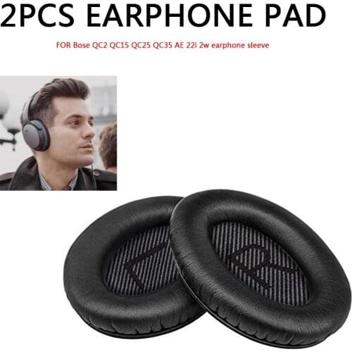 Replacement Ear pads for Bose QC2/QC15/QC25/QC35/AE/2/2i/2w Headset Cushion Wireless Wired Headphone Accessories 2pcs