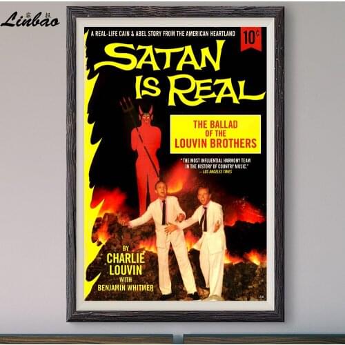 V262 1959 Satan Is Real! Vintage Classic Movie Print Silk Poster Home Deco Wall Art Gift