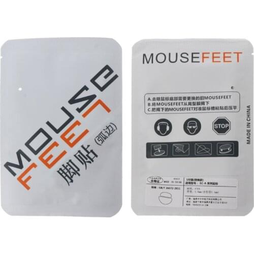 1 Set 0.6mm Curve Edge Mouse Feet Mouse Skates For ZOWIE EC1-A EC2-A EVO Mouse
