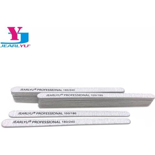 10 pcs Wooden Nail File 100/180/240 Grey Sandpaper Buffer Block Professional Pedicure Manicure Polishing Files Tools Sets