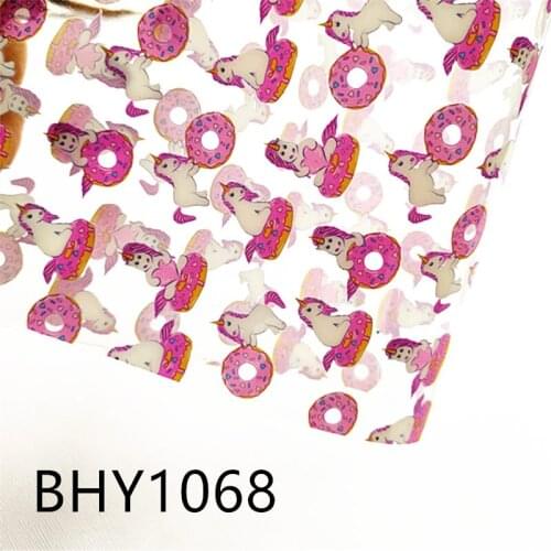 20*33CM A4 size Christmas character transparent cartoon UV print PVC fabric BHY1068