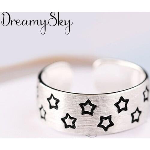 Bohemian Vintage Star Rings For Women Men Boho Charm Ring Party Wedding Fashion Jewelry Gifts