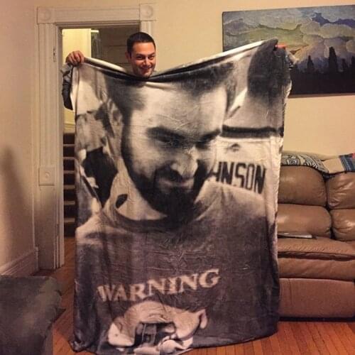 Design Your Own Blanket Throw Bedsheet Warm Flannel Fleece Personalized Photo Text Name Blanket, Custom Blankets Plush Blanket