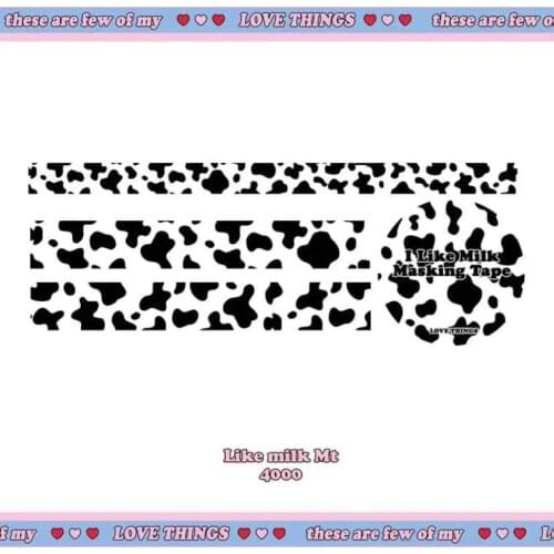 Ins wind milk pattern leopard pattern and paper tape marble pattern diy hand account diary small card cuckoo decoration