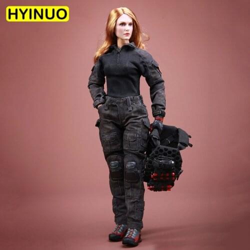 1/6 Scale FT007 Fighting Women Hero Girl Sexy Battle Suit Female Military Uniform Clothes Clothing Set For 12" Action FigureBody