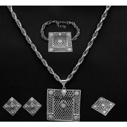 FaniDubai Gold designer Jewelry Set Nigeria Women Wedding accessories jewelry set Fashion African Beads Jewelry Set Wholesale