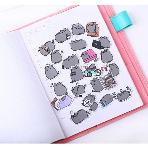 40pcs Cute cat Sticker DIY Scrapbooking Album Diary Happy Decoration Sticker