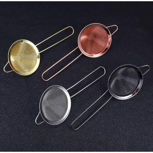 Stainless Steel Fine Mesh Conical Cocktail Filter Sieve for Removing Juice Julep Strainer Kitchen Bar Tool Barware