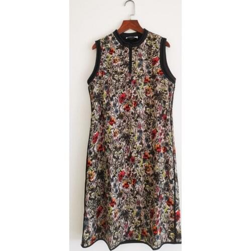 2021 spring summer women new dress sleeveless young lady foral printed short dress