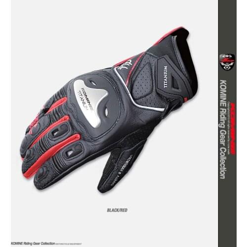 New titanium alloy anti-fall racing Gloves Motorcycle Riding GlOves Touch Screen KNight Gloves KOMINE GK-170