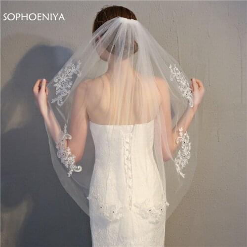 Sophoeniya Wedding Short Veils