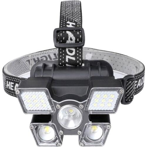 Outdoor Led Headlights Night Fishing Lights High-Power Headlights COB Headlight Rechargeable Fishing Headlight US Plug