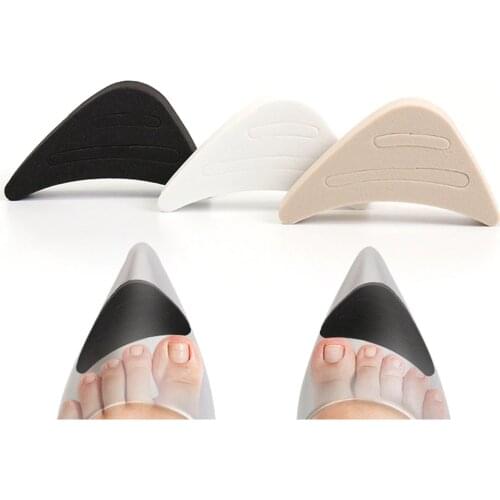 1 Pair Forefoot Insert Pad For Women High Heels Toe Plug Half Sponge Shoes Cushion Feet Filler Insoles Anti-pain Pads Adjustment