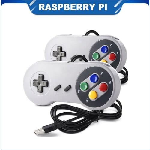 ITINIT R308 USB Controller Gamepad 2pcs Super Game Controller SNES USB Classic Gamepad Game joystick for raspberry pi