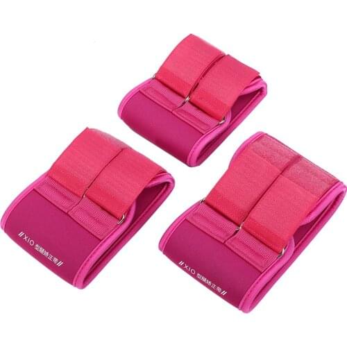 3PCS O / X Leg Correction Belt Posture Corrector Legs Knee Straightening Correction Band Posture Corrector Beauty Leg Band Belt