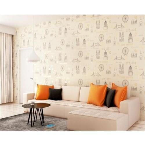 Beibehang papel de parede Mediterranean classic 3d wallpaper male and female bedroom without formaldehyde nonwovens wall paper