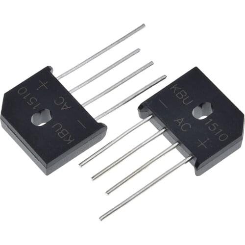 5PCS/lot diode bridge retifica KBU1510 DIP KBU-1510 15A 1000V ponte retificador electronica componentes KBU 1510