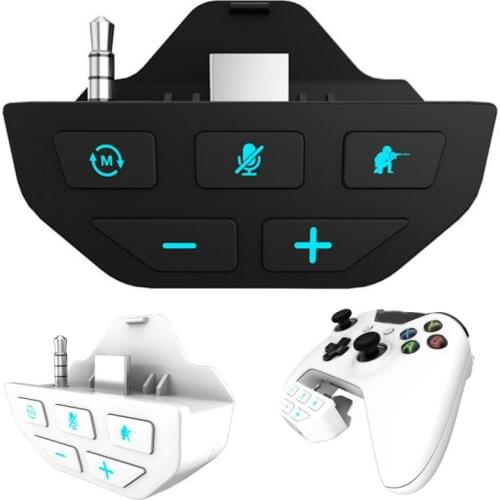 Xbox One Stereo Headset Adapter Controller Audio Adapters Hoofdtelefoon Converter Voor Microsoft Xbox One Wireless Gamepad