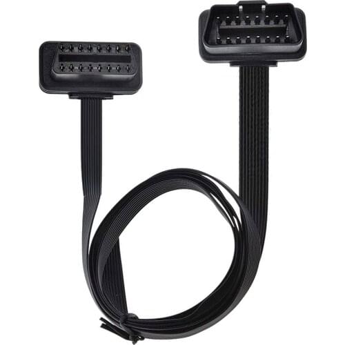 Free Gift Universal 16 Pin OBD2 Male to Female Extension Cable Car Diagnostic Extended Connector OBD 2 Cord