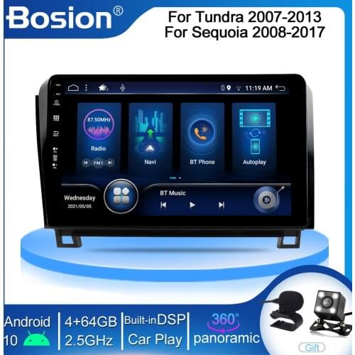 Bosion For Toyota Tundra XK50 2007 - 2013 Sequoia XK60 2008 - 2017 Car Radio Multimedia Video Player Navigation GPS Android 10