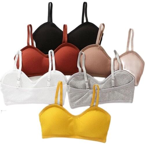 Fashion Sexy Adjustable Detachable Cups Beauty Back Underwear Seamless Solid Color Thread Gathered Bra