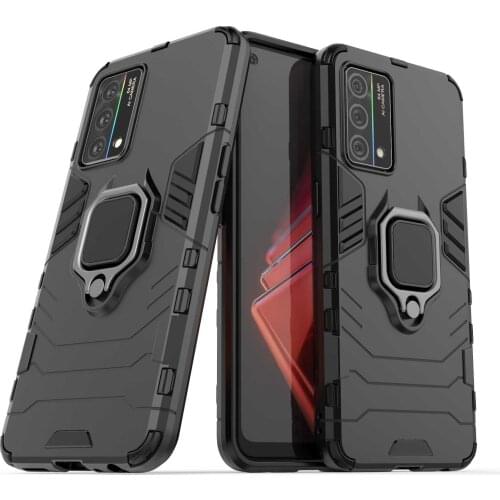 Case for Realme Q3 Pro Carnival Bracket Shockproof Metal Finger Ring Cover for Realme Q3 Q3I