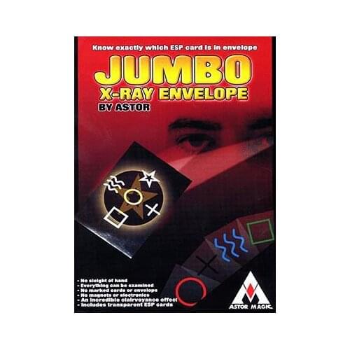 Jumbo X-Ray Envelope - Magic Trick,Accessories,Stage Magic Props,Close Up,Mentalism,Illusions,Super Effect