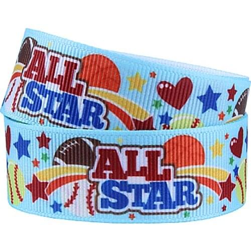 FLRA Ribbon (50yards/lot)FLORA Ribbons high quality sport printed grosgrain ribbon