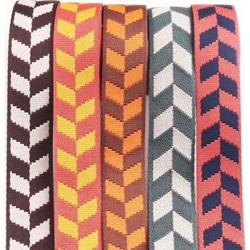 38mm Webbing Grid stripe pattern Webbing Nylon Stripe Webbing for Bags Strap Belt Ribbon Decoration Band Webbing Tape Sewing