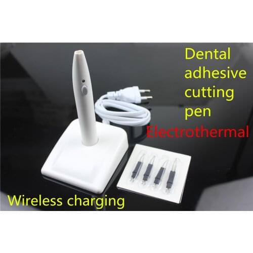 Medical dental adhesive cutting device Electrothermal pen Oral Gutta adhesive tip Thawing Wireless charging 4 head Dental care