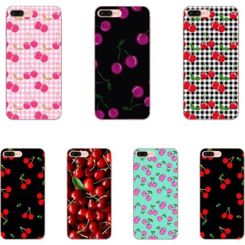 Lovely Phone Accessories Case For Huawei Mate 9 10 20 P P8 P9 P10 P20 P30 P40 Lite Pro Smart 2017 Cherry Vintage Fruit