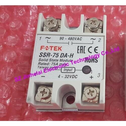 SSR-75DA-H New and original FOTEK High voltage SOLID STATE RELAY 75A