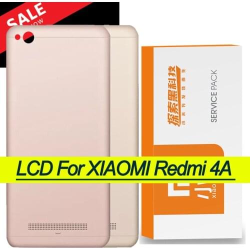 Original Back Housing Replacement for Xiaomi Redmi 4A Back Cover Battery with Camera Lens adhesive Sticker